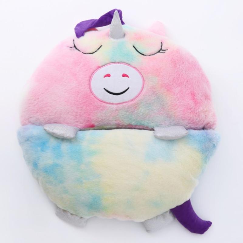 Большой мультяшный спальный мешок Happy Nappers, супермягкая плюшевая подушка, спальный мешок в виде животного