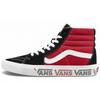 SK8 HI Sidewall Logo Black Racing Red Suede Skate Shoes 'Black Racing Red' Vans VN0A4BV6SXX