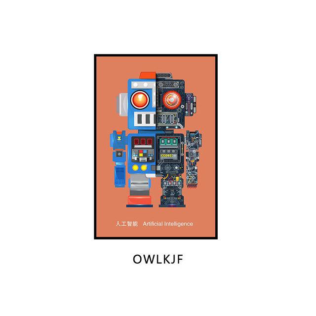 Современная офисная декоративная живопись Электронная коммерция Учебное заведение Интернет-компания Картины Технология Смысл Настенные фрески Холст