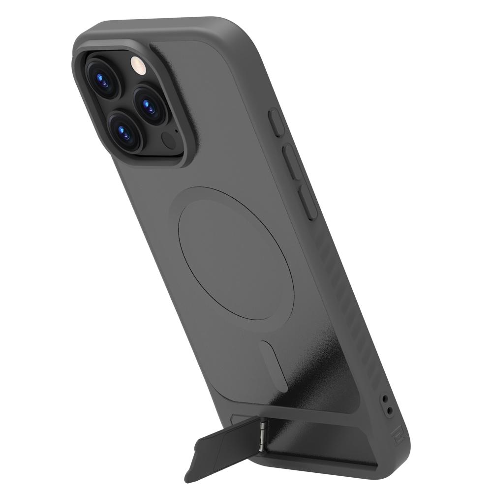 LEREACH Серия Le-Chic Для чехла iPhone 16 Pro Max Совместим с MagSafe Подставка ТПУ+ПК Чехол для телефона