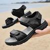 New Design Mens Light Sandals Casual Summer Beach Open Toed Sandals Outdoor Wear Anti-Slip Slippers Cool Slides Shoes Flip Flops