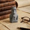 Статуэтка Мыслителя Моаи, 3D-печатная креативная фигурка Мыслителя, Забавная статуэтка Моаи, Украшение для дома, офиса, стола, полки