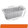 30/50Pcs Disposable Grill Grease Tray Aluminum Drip Pans Disposable Aluminum Foil Box  Kitchen Prep