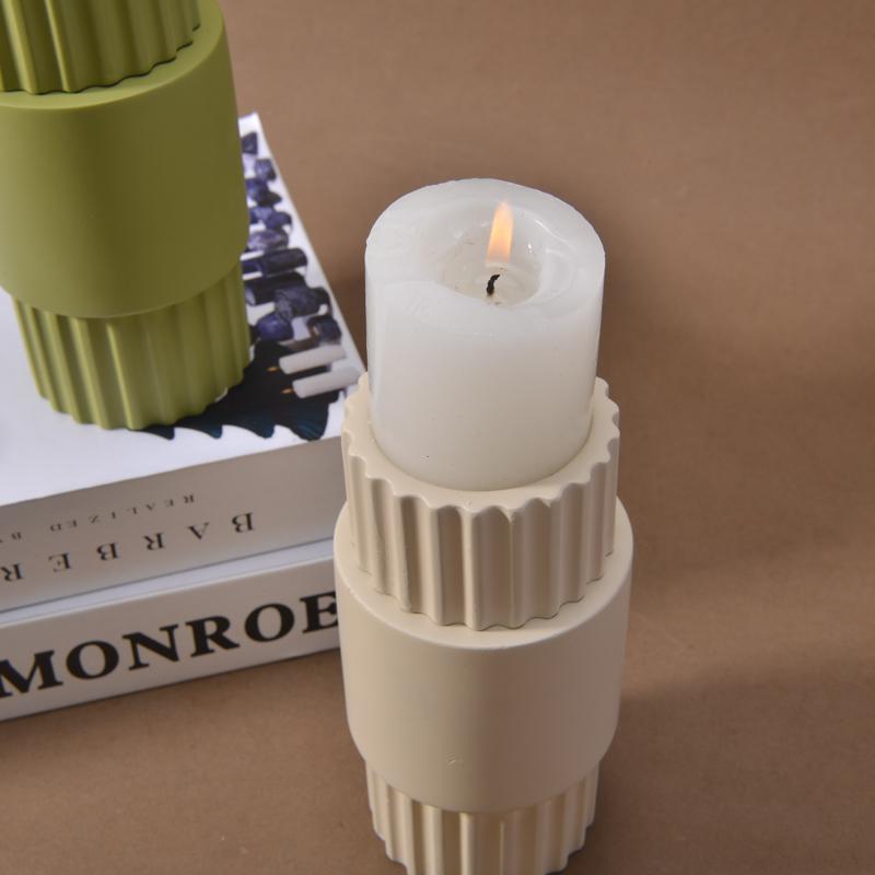 2025 Private Label Ramadan Home Decor Travertin Stone Home Decor Incense Cones Holder Travertine Candle Holder