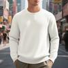 Mens Loose Casual Round Neck Long Sleeve Sweatshirt
