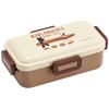 Antibacterial Bento Box with Domed Lid, 530ml, Designed After the Gaspard and Lisa Motif, Made In Japan, PFLB6AG-A