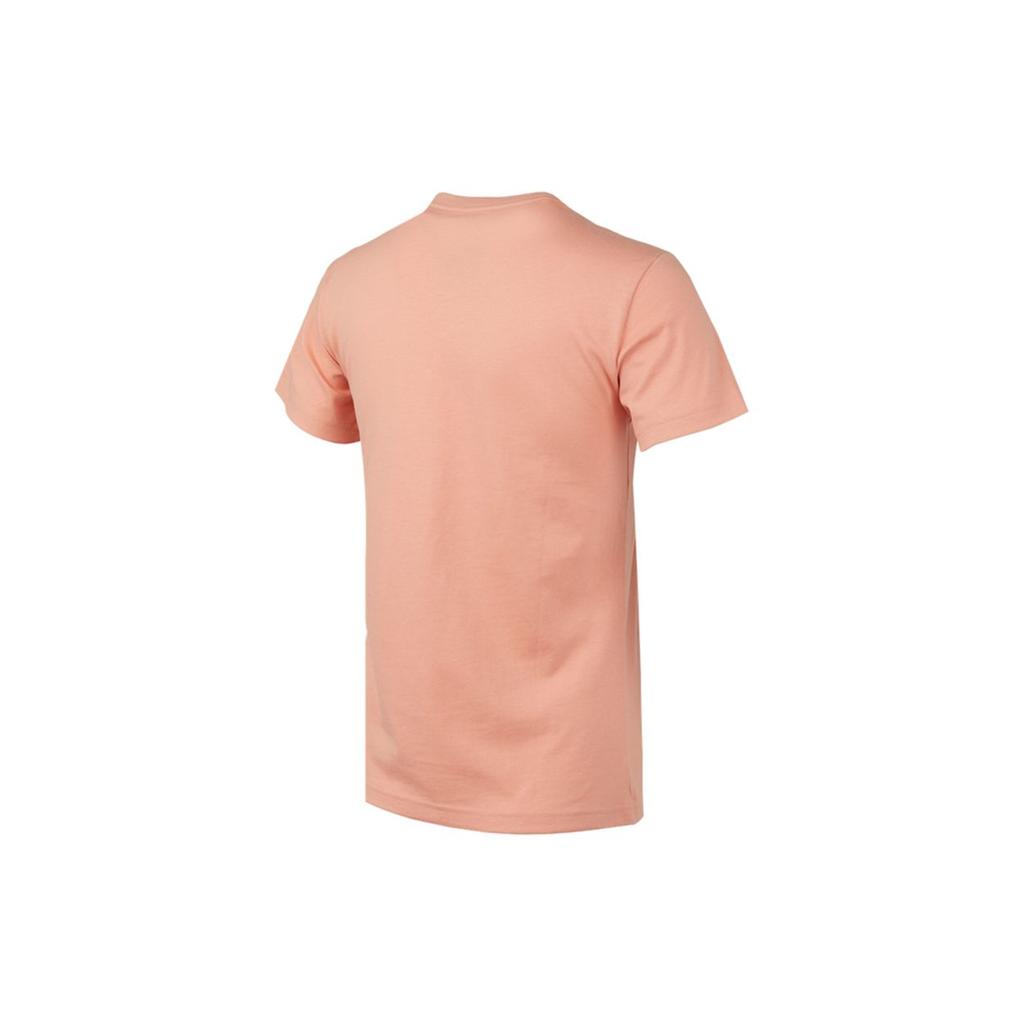 Adidas Essential Logo Print Sport Round Neck Short Sleeve T-Shirt Women Tops Pink H07810