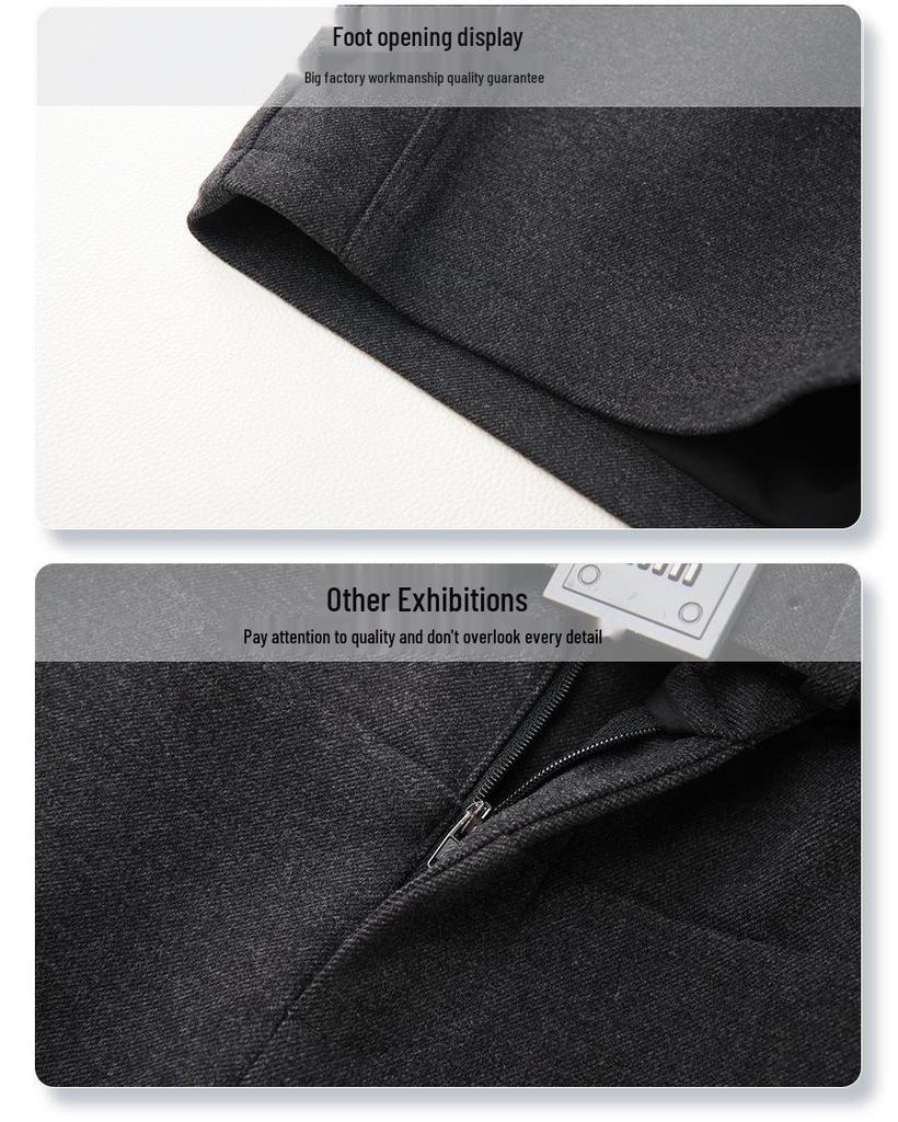 Женские серые шерстяные брюки прямого кроя и А-силуэта шорты-бути - Стройнящие, Коллекция осень/зима 2024