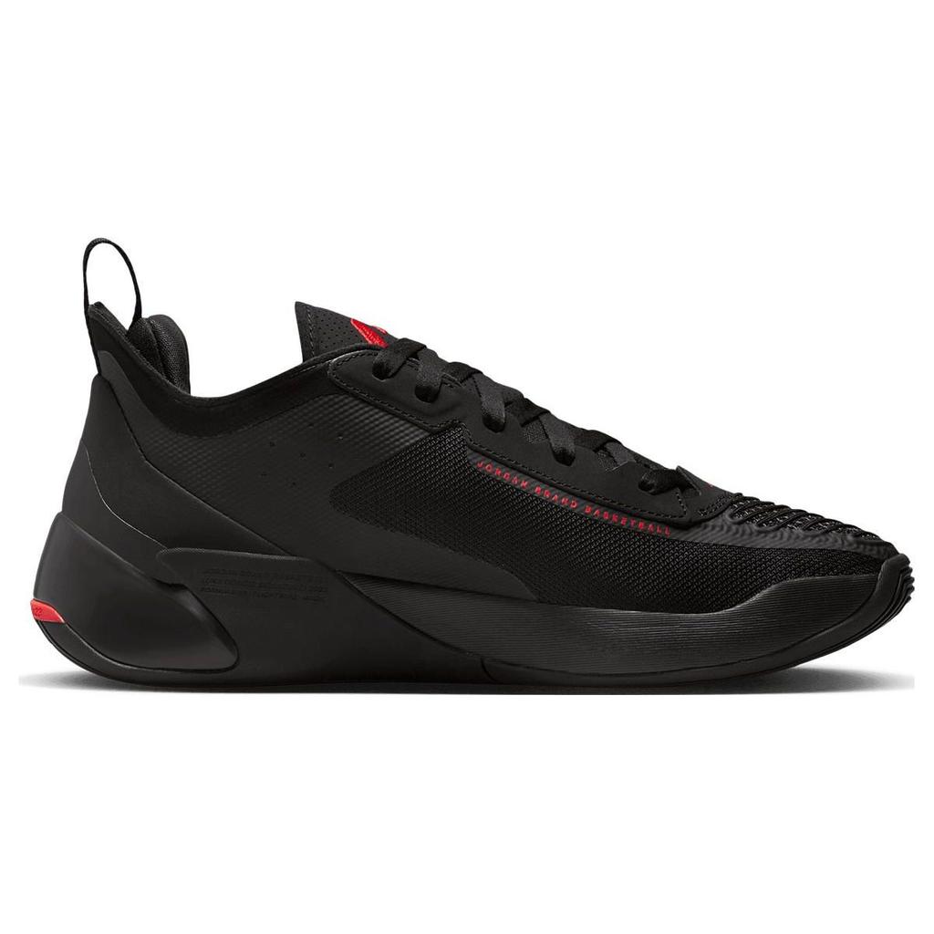 Кроссовки Air Jordan Luka 1 PF Bred Мужские Черный Темно-серый Университетский красный DQ6510-060