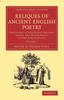 The Reliques Of Ancient English Poetry by Percy, Thomas - Paperback Book
