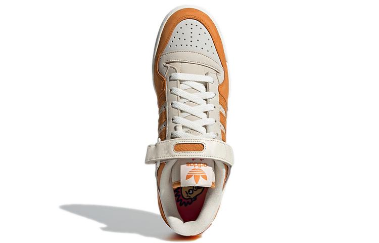 adidas Оригинальные кроссовки Forum 84 Low 'Wonder White Focus Orange Crew Orange' GX9059