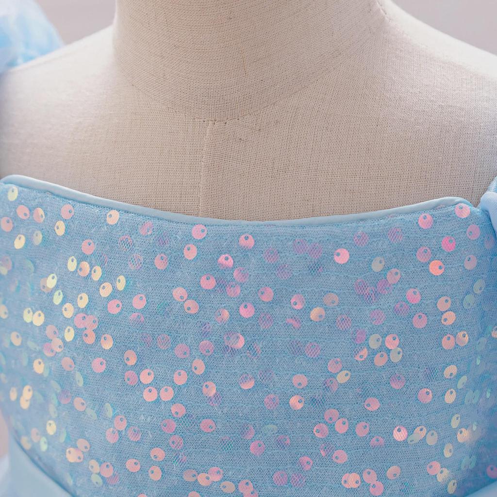 Платье принцессы с пайетками для девочек для выступлений