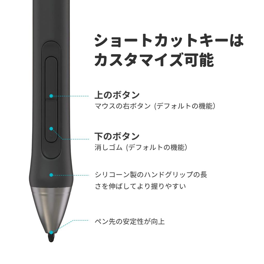 Графический планшет HUION Inspiroy 2 x дюйма с обновленным пером Совместим с и Портативный и Идеален для Маленького размера 6.3 3.9 PW110, Android, Windows, MacOS,