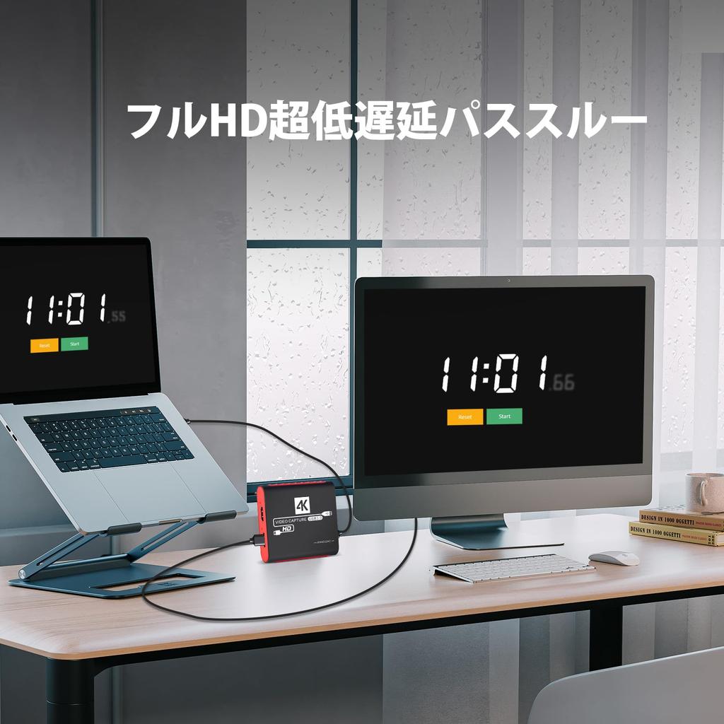 Capture Board YUY2 1080P 60FPS Video Recording Supports Game Consoles Such as 5Gbps Ultra Low Latency High Speed Transfer Support Compatible with