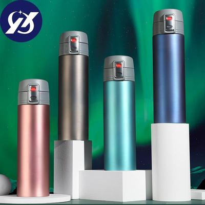 Портативный, простой, изысканный, легкий, устойчивый к удушению и подпрыгивающий чехол для мужчин и женщин Чашка-термос из нержавеющей стали 316