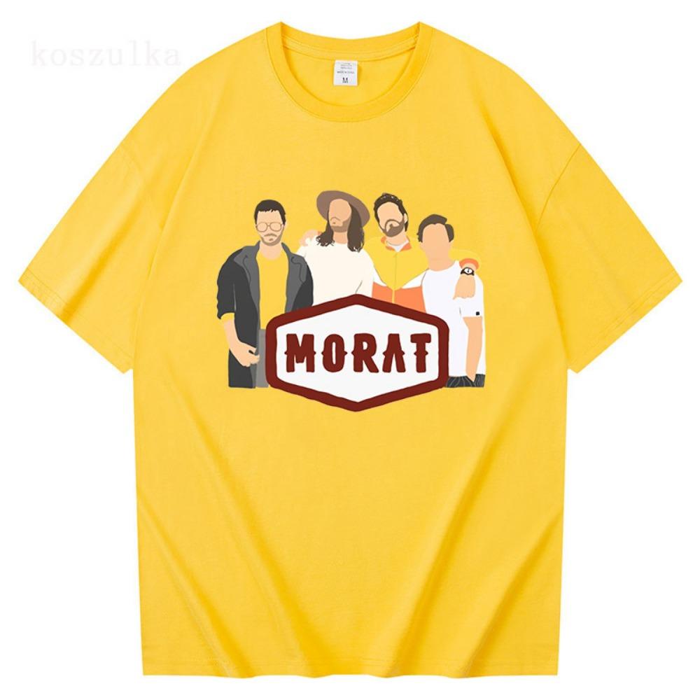 Смешные футболки Morat Si Ayer Fuera Hoy US Tour Мужская/женская одежда Свитшот Ретро Винтажные Летние Топы Хлопковая Футболка