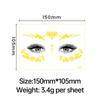 Cross Border Stamping Facial Tattoo Sticker Freckle Makeup Waterproof Sweat Proof Temporary