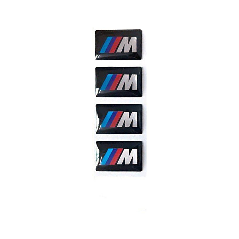 BBKQ7 Car Wheel Steering Wheel Wheel Hub Caps Badge Decal Decor Stickers For BMW M Power X1 X3 X5 X6 3 5 7 Series E46 E90 F30 G20