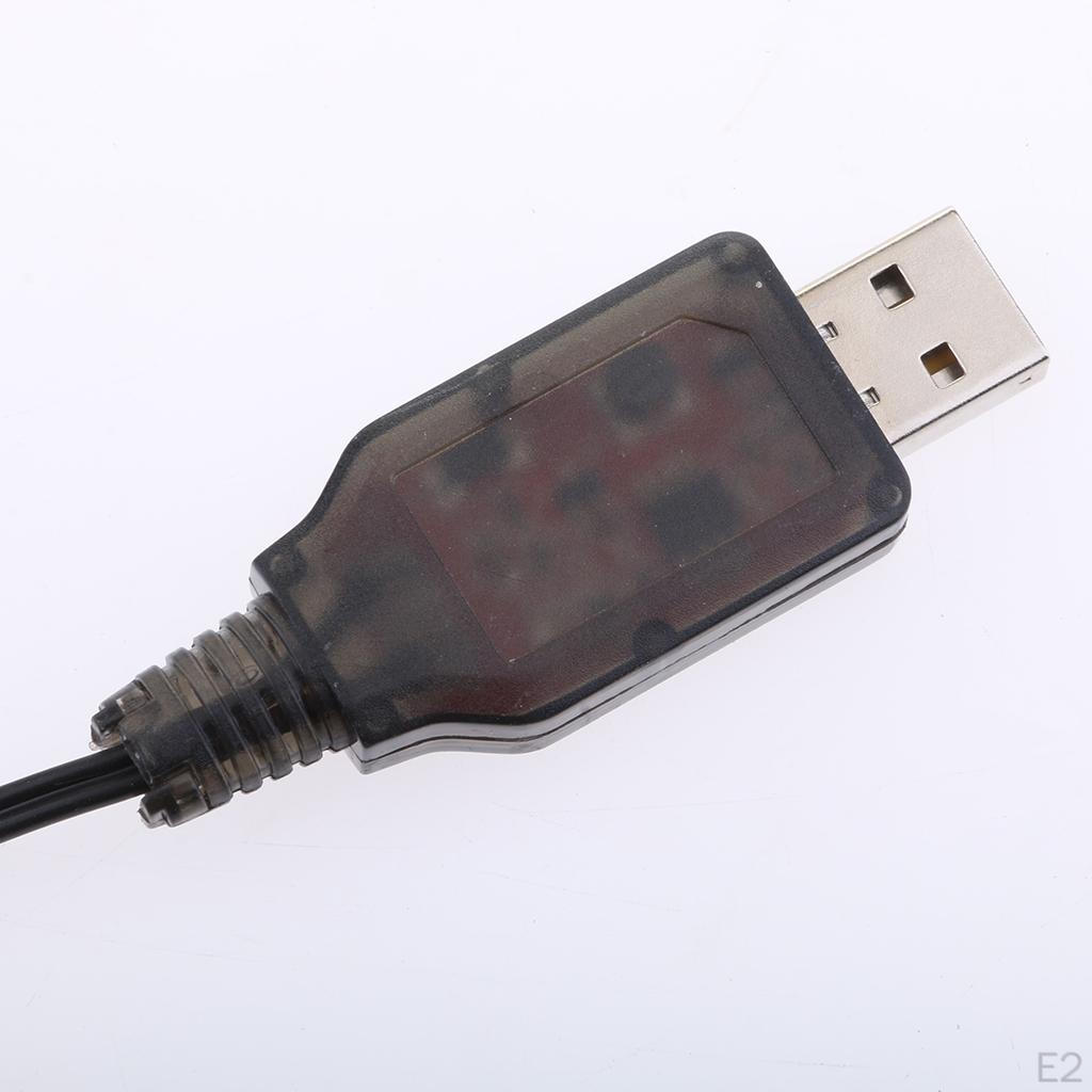 Универсальный 9,6 В USB к L6.2-2P гнездовой разъем NI-MH аккумуляторный адаптер для зарядки аккумулятора для радиоуправляемых игрушек