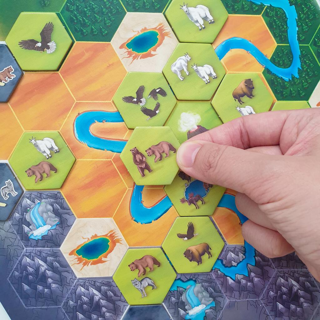 Caldera Park Tile-Laying Board Game