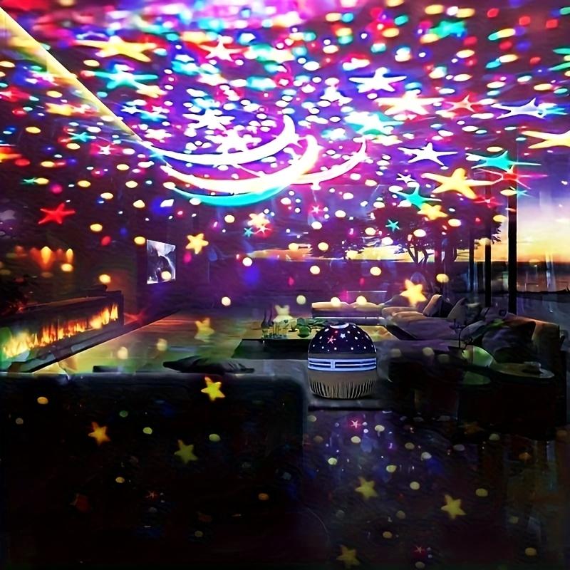 Проектор Звездного Неба Ночная Сцена Цвет Света Неба Спальня Игровая Комната USB Автоматическое Вращение Окружение Спальня Вечеринка