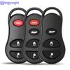 Jingyuqin дистанционный ключ автомобиля пустой чехол замена крышки для Chrysler Sebring Jeep Liberty Dodge передатчик 2/3/4 B Fob Shell