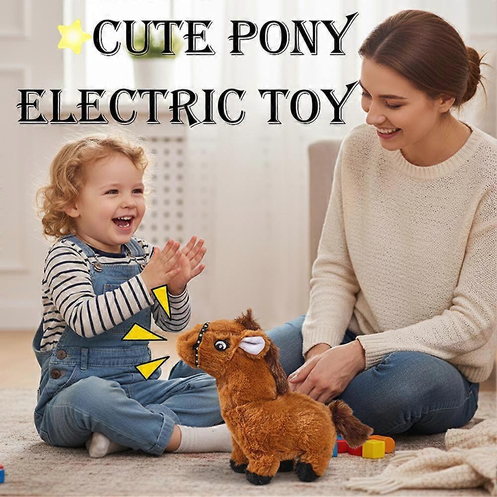 Plush Electric Horse Toy Festival Birthday Gifts For Toddlers & Kids