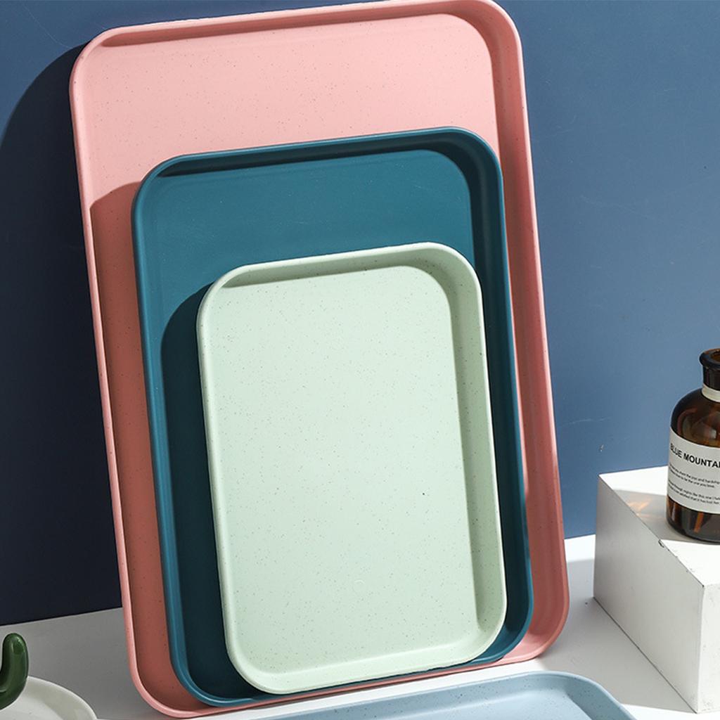 Прямоугольный поднос пластиковый ресторанный бытовой поднос для чашек чайный поднос кейтеринг фаст-фуд барбекю поднос кухонные принадлежности