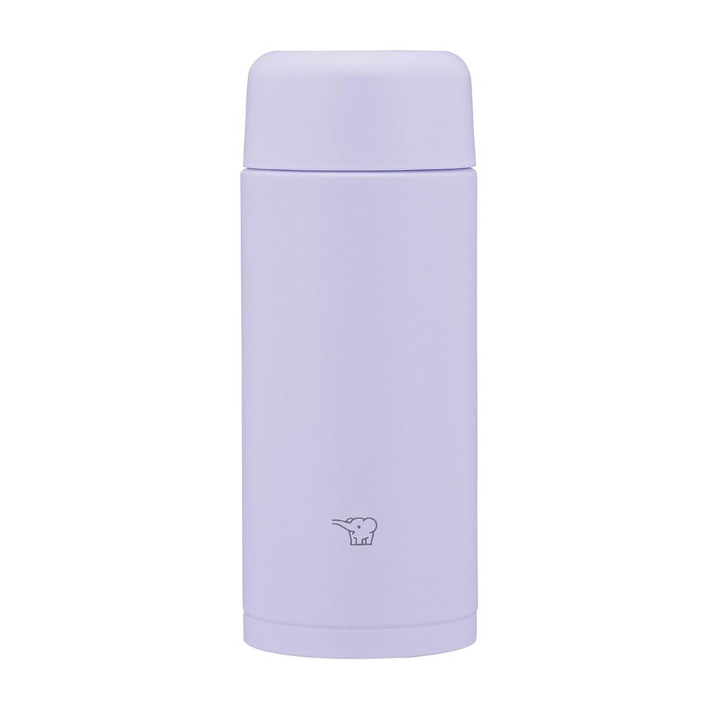 Zojirushi Mahobin Stainless Steel Mug Water Bottle 250ml Screw Type Dishwasher Safe Seamless Only 2 Care Points Lilac Purple SM-MS25-VM