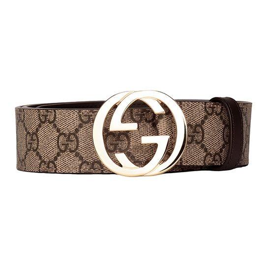 GUCCI Interlocking G Leather Belts Women's 370543-KGDHG-9643