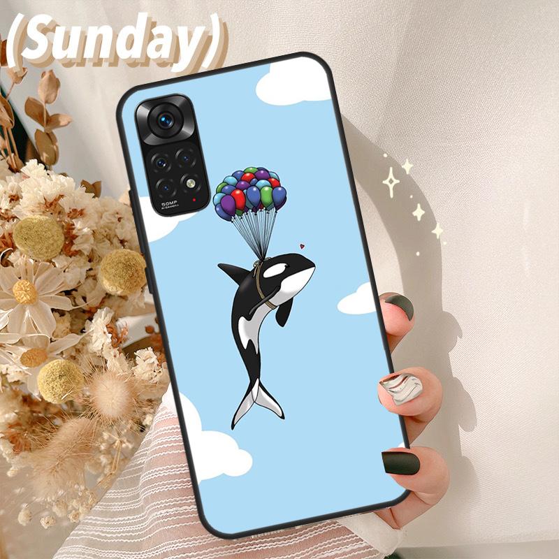 Чехол Косатки для Xiaomi Redmi Note 13 9 10 11 12 14 15 Pro Plus Чехол для Redmi 14C 13C 10C 12C 15 C