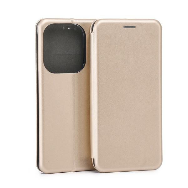 Etui z klapką do Tecno Spark Go 2024 Beline Złote