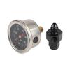 Универсальный манометр давления топлива с жидкостью 0-100psi Манометр давления масла 1/8" NPT с фитингом для отбора давления топлива 6AN