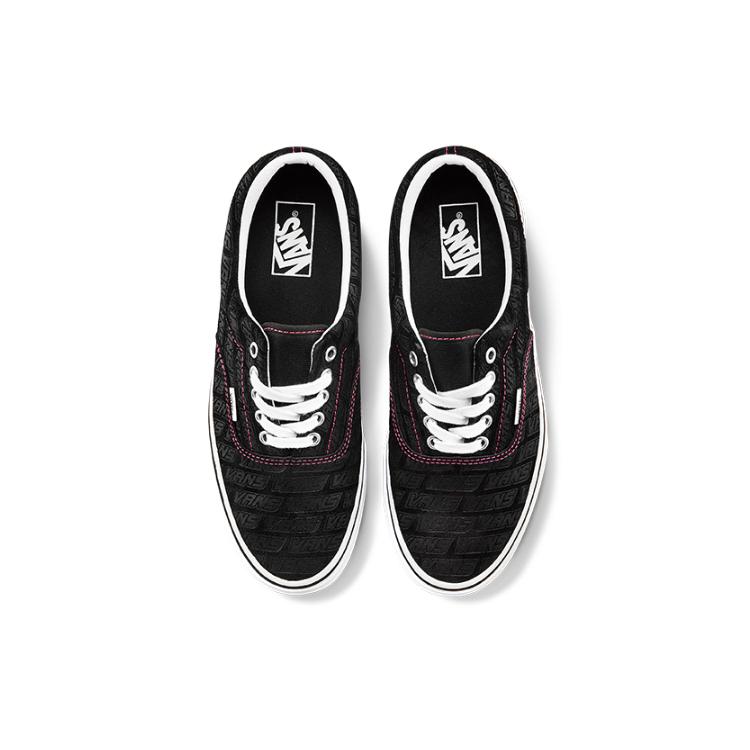 Vans Кеды Era Низкие Повседневные Для Скейтбординга Унисекс Черные С Алфавитом VN0A4U39X00