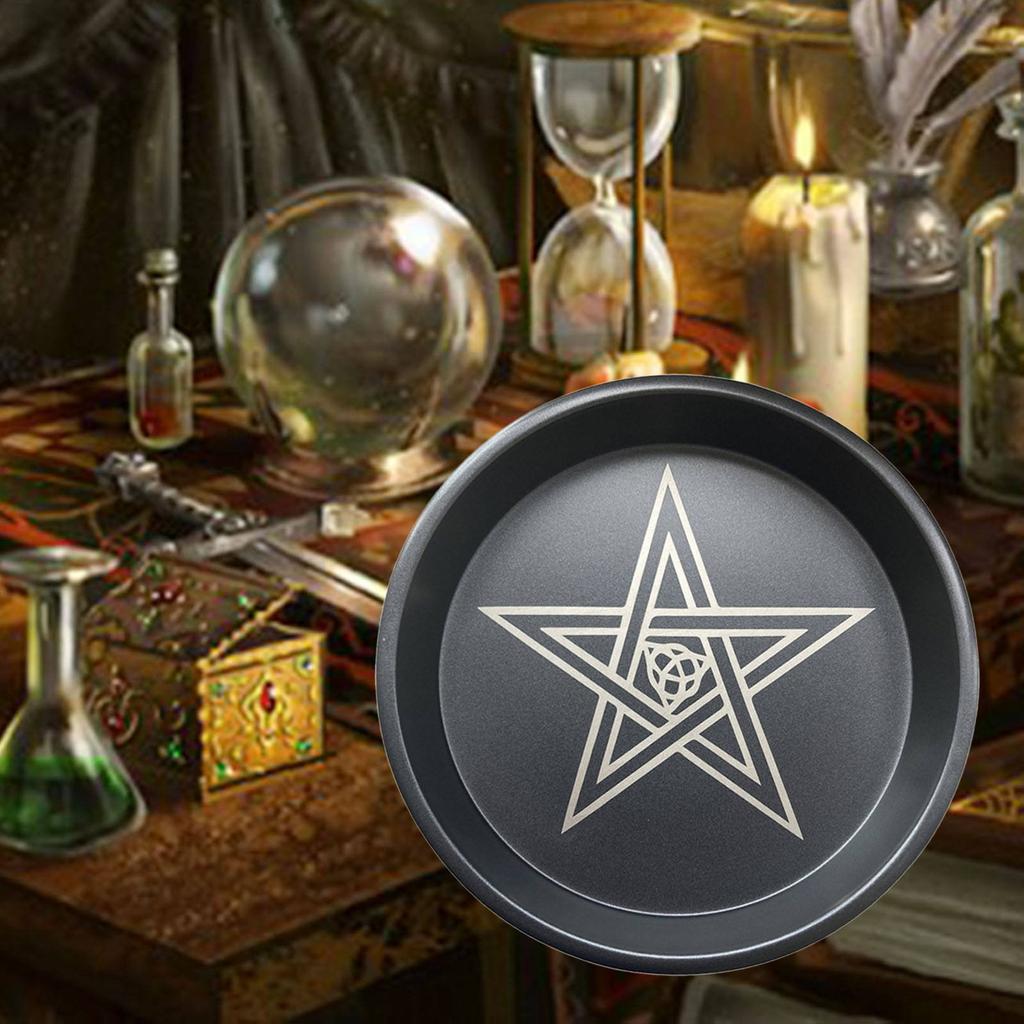 Стальной Астрологический Подсвечник Фазы Луны и Звезды Стол Алтарь Молочный