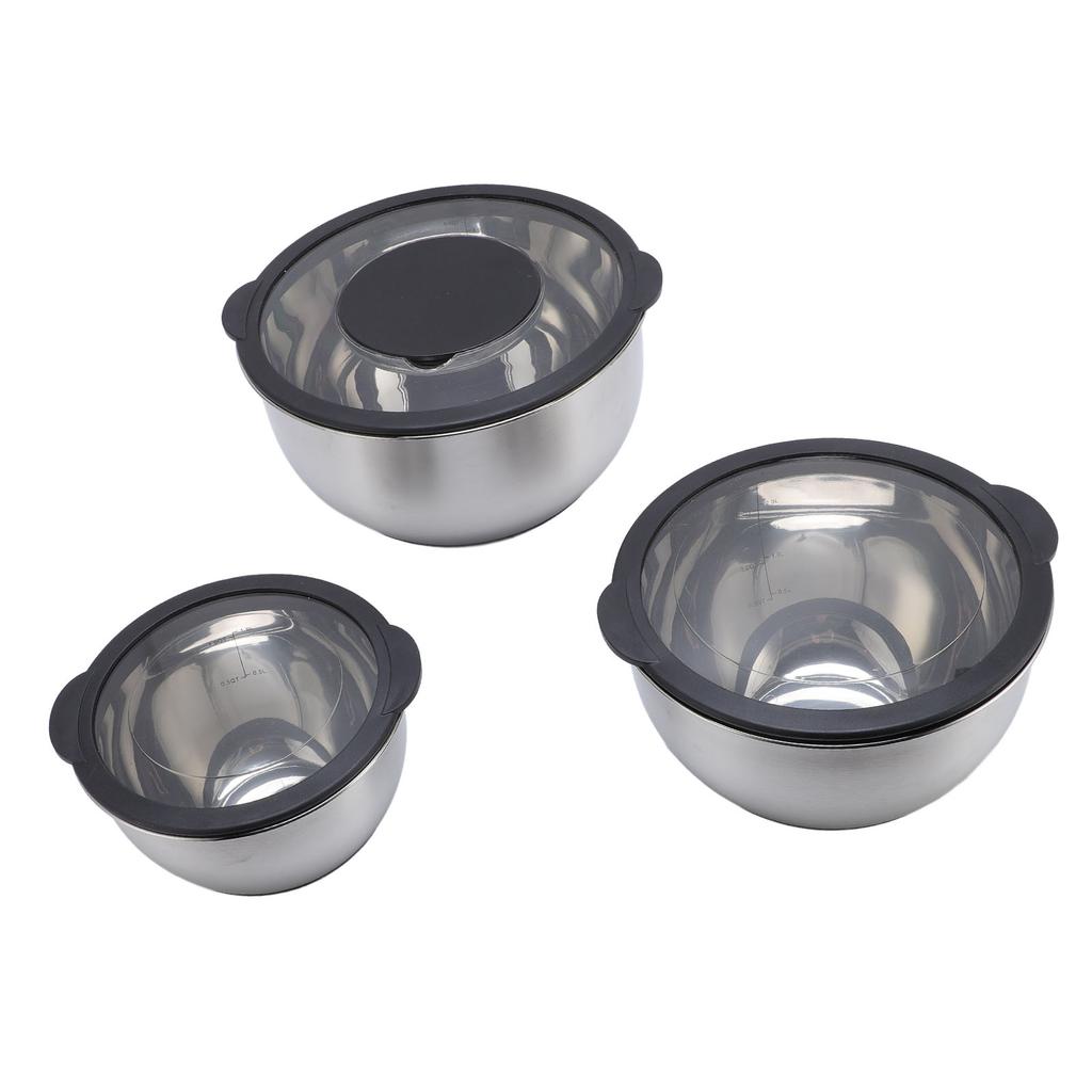 3 шт. миски для смешивания с крышками 3 шт. терки салатница из нержавеющей стали набор для выпечки и еды на кухне