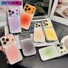 Чехол для телефона iPhone 17 16 15 14 13 12 Pro Max с эффектом гало-глиттера, окошком для камеры, защитой стеклянной линзы, жесткой задней крышкой из поликарбоната