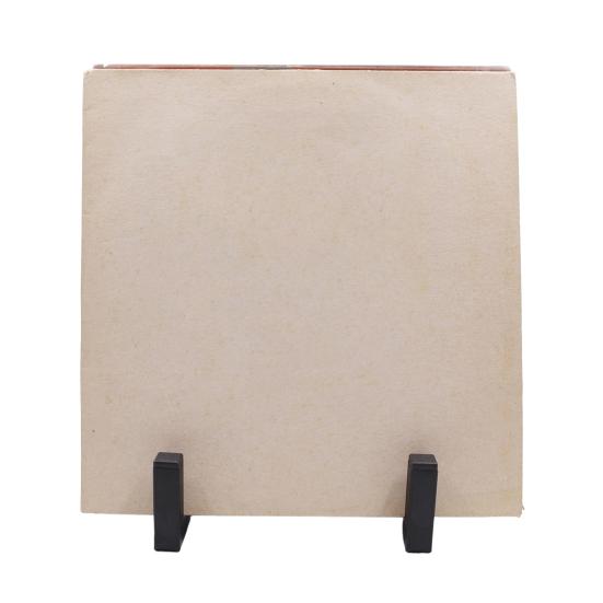 Metal LP Records Holder Desktop Display Stand Shelf for Vinyl Record Storage Minimalist Retro Album Collection Organizer