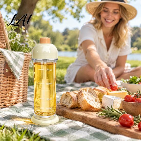 Plastic Mister for Air Fryer Precision Oil Sprayer Cooking 100ml Vertical Spray Dispenser Fine Mist Portable Salad Dressing BBQ Kitchen Ergonomic