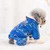 Pet Dog Clothes with Velvet Thickened Windproof Dog Warm Four-legged Clothes Soft and Comfortable Pet Clothes