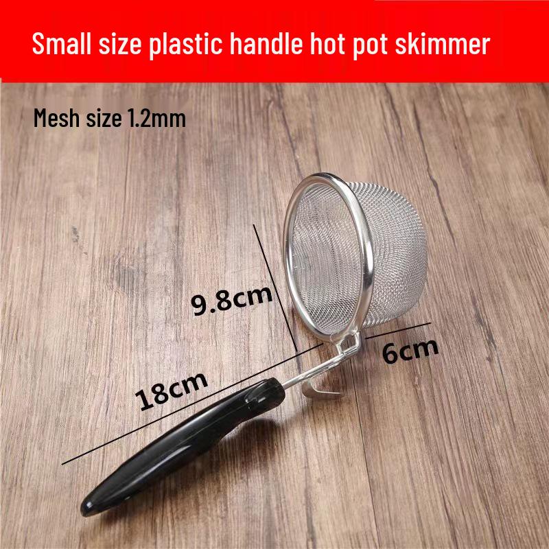 304 Stainless Steel Noodle and Soup Skimmer, Vegetable Strainer, Hot Pot Skimmer, Fine Mesh Strainer.