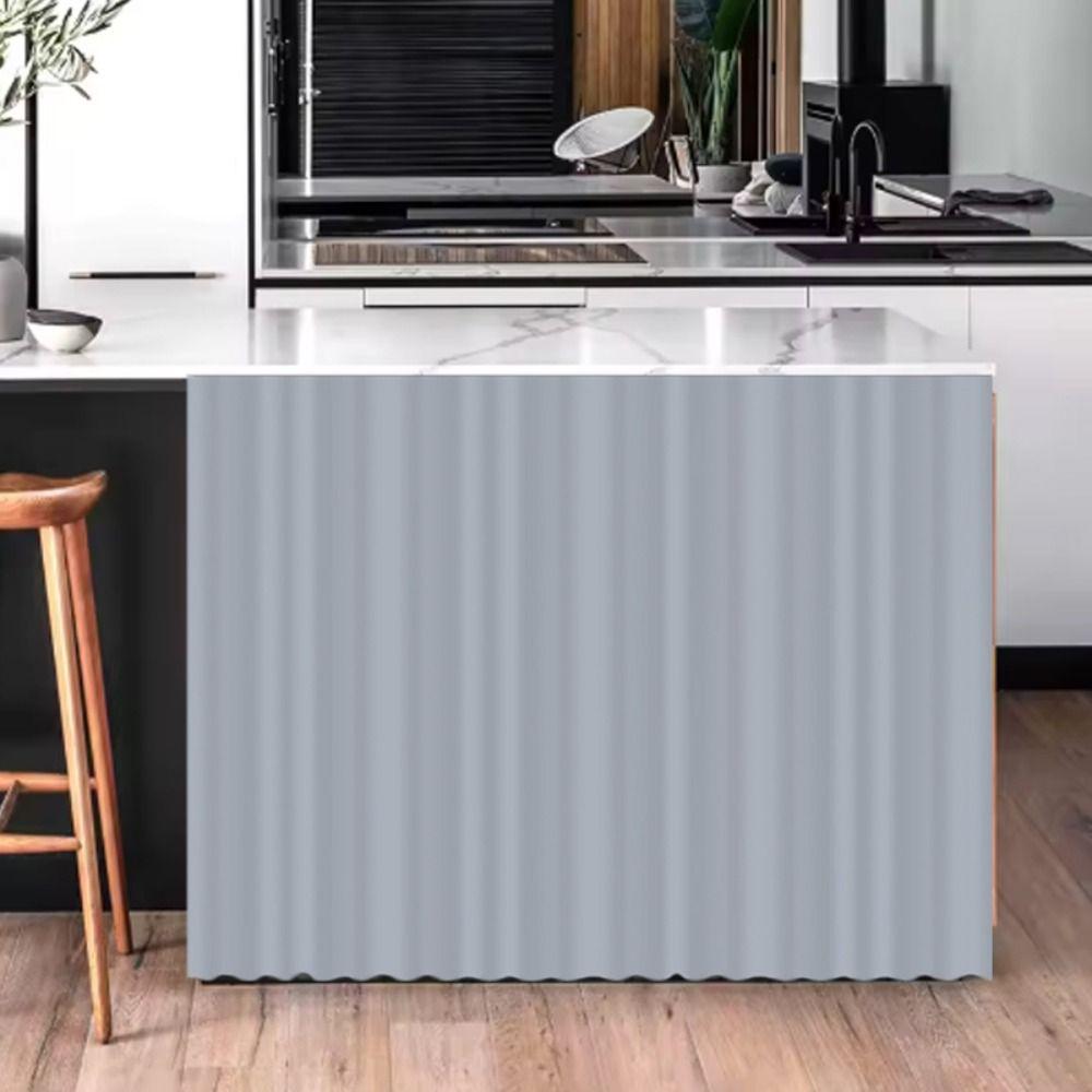 Dustproof Cloth Kitchen Cabinet Curtain Self-Adhesive Bookcases Curtains Cupboard Curtain Kitchen
