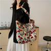 Fashion Floral Women's Shoulder Bag Cotton Versatile Lazy Wind Tote Bag Daily Commute Large Capacity Armpit Bag