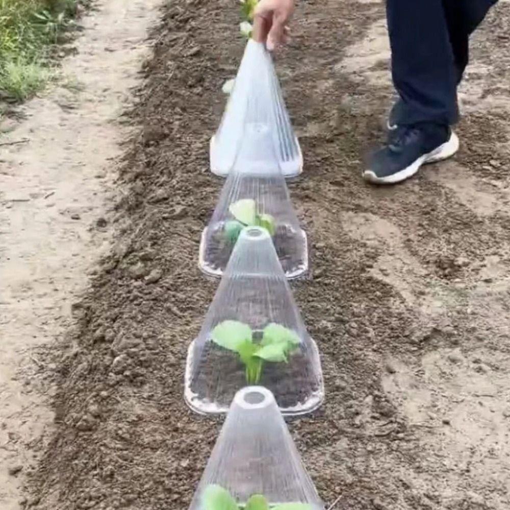 20 шт. Чехол для защиты растений от мороза, Конический чехол-тень, Защита для цветов, Овощи