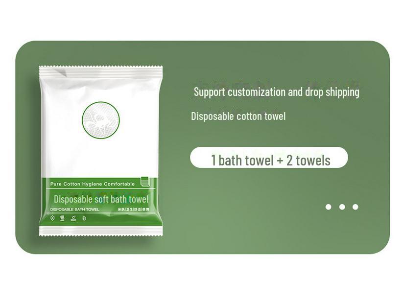 Плотное одноразовое банное полотенце для путешествий и дома, в индивидуальной упаковке, большого размера