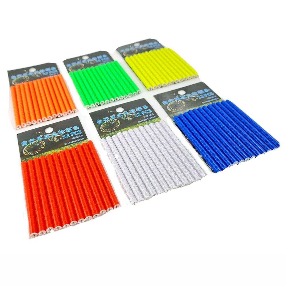 Зажимная трубка Велосипедная полоска Велосипедные фонари Обод колеса Спица Светоотражающие трубки Прикрепляемые отражатели