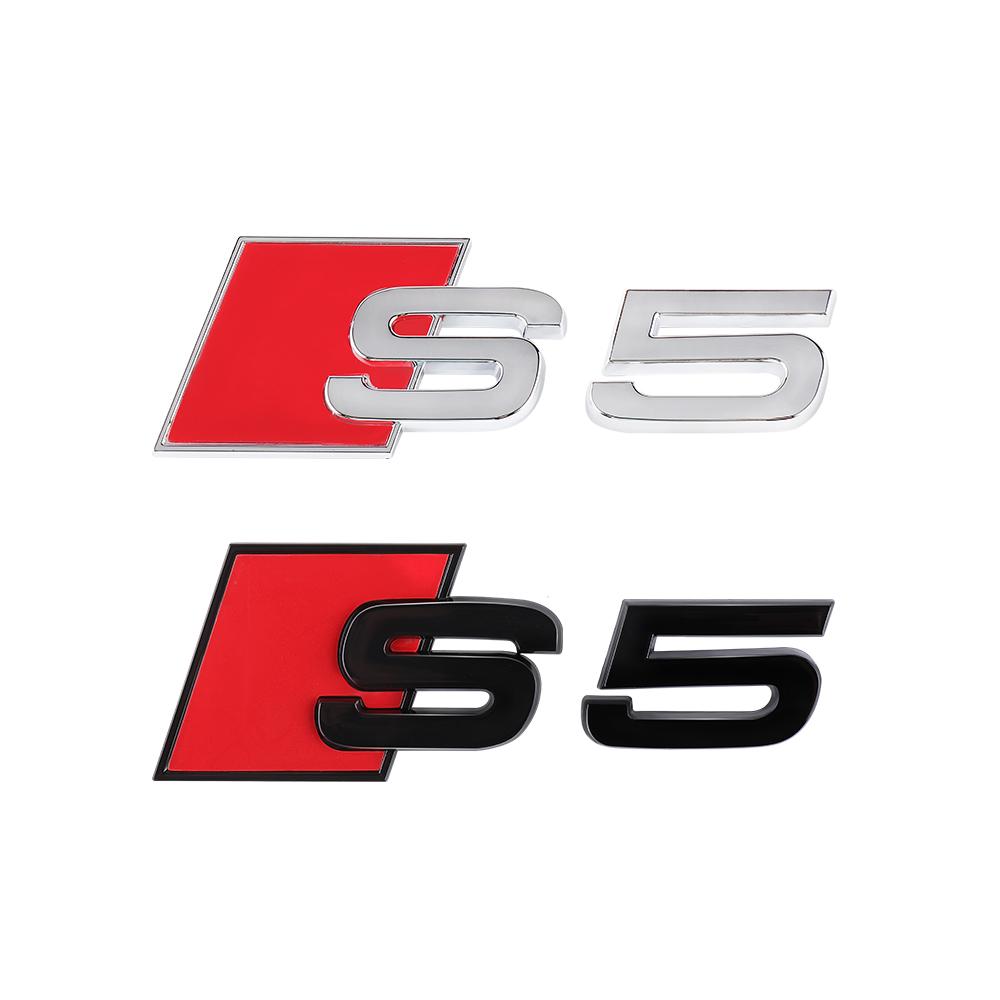ABS Car Body Rear Trunk S3 S4 S5 S6 S7 S8 Emblem Sticker for Audi Sline A4 A5 S3 S5 A3 8p 8v b6 b8 S8 S4 B9 C7 Auto Accessories