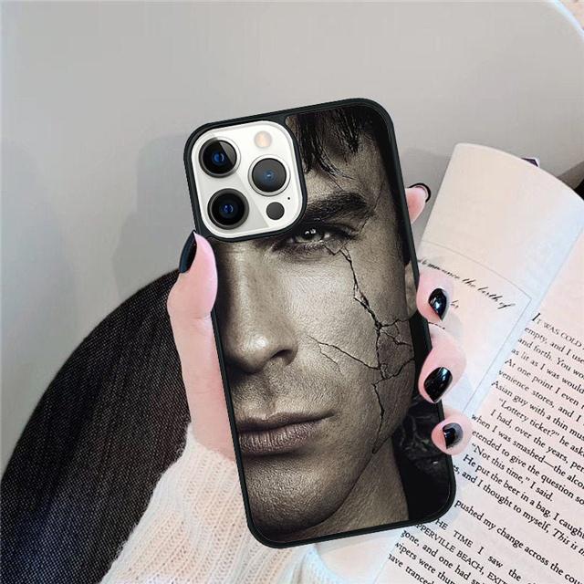 Чехол для телефона Damon Salvatore The Vampire Diaries Для iPhone 17 Air 15 16 Pro Max 14 13 12 11 Pro Max Plus