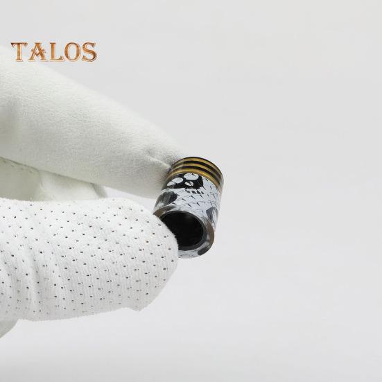 Наконечники для гольфа Плоские железные наконечники для гольфа Кольца для клюшек для гольфа с коническим наконечником 0,370 дюйма Железный клиновидный стержень с дизайном черепа Наконечники для гольфа