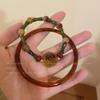 New Chinese Style Niche Rose Bamboo Beaded Bracelet Women's Niche Simple Bracelet High-end Jewelry